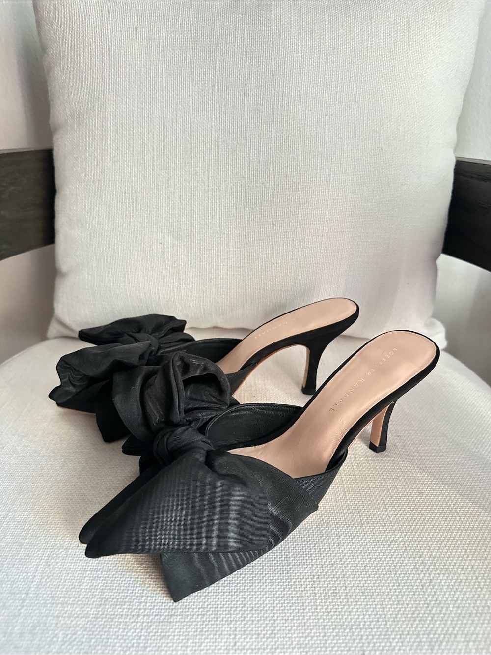 Loeffler Randall Margot Knotted Bow Pointed Toe Mule